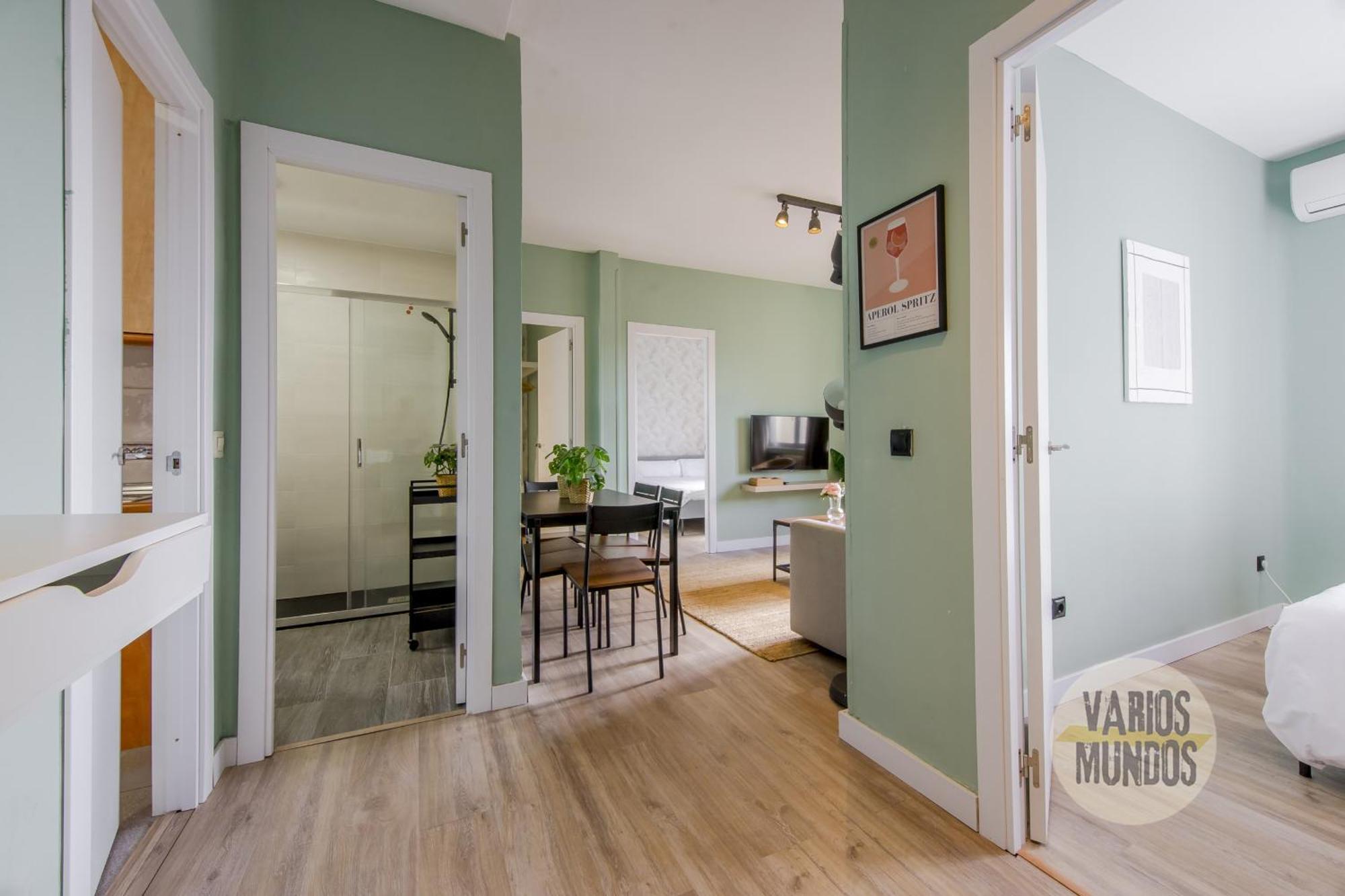 New Apt Para 7Pax En El Corazon De Madrid-Centro Luaran gambar